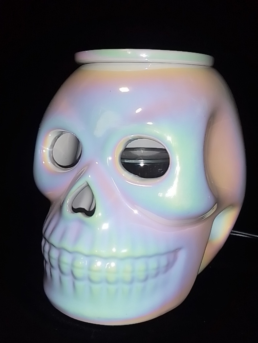 Ceramic Skull Wax Warmer